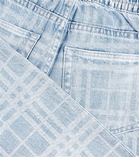 burberry checkered jeans